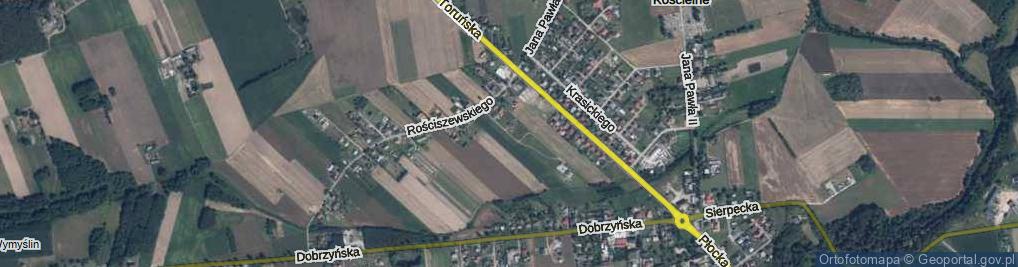 Zdjęcie satelitarne Kościuszki Tadeusza, gen. ul.